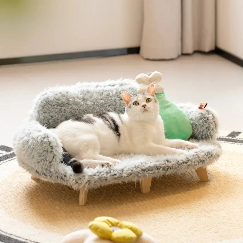 Canapé Douillet En Peluche Pour Chiens Et Chats