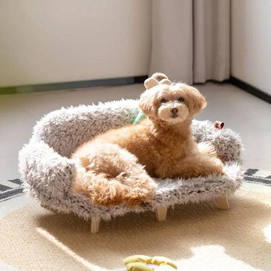 Canapé Douillet En Peluche Pour Chiens Et Chats