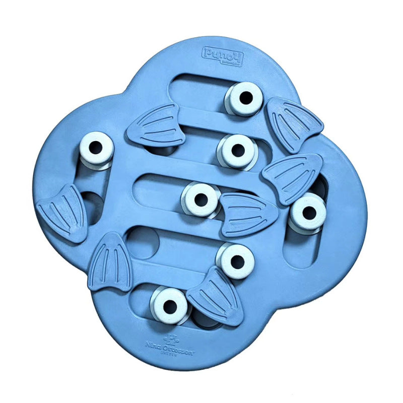 Jouet Interactif pour Chiens - Jeu D' Intelligence avec Compartiments Coulissants pour Friandises & Stimulation Mentale