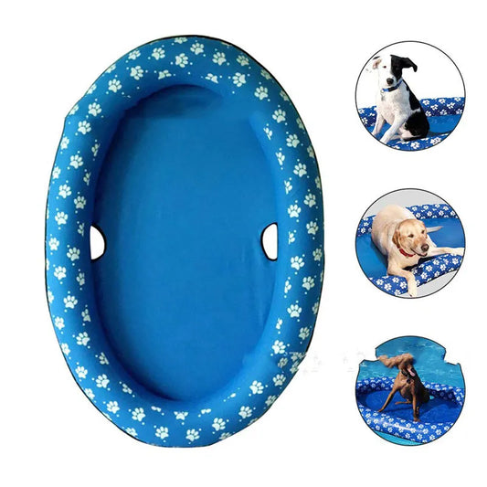 Baignoire pour Chien - Baignoire Gonflable pour Animaux de Compagnie avec Motif Fleuri pour L' Intérieur et L' Extérieur