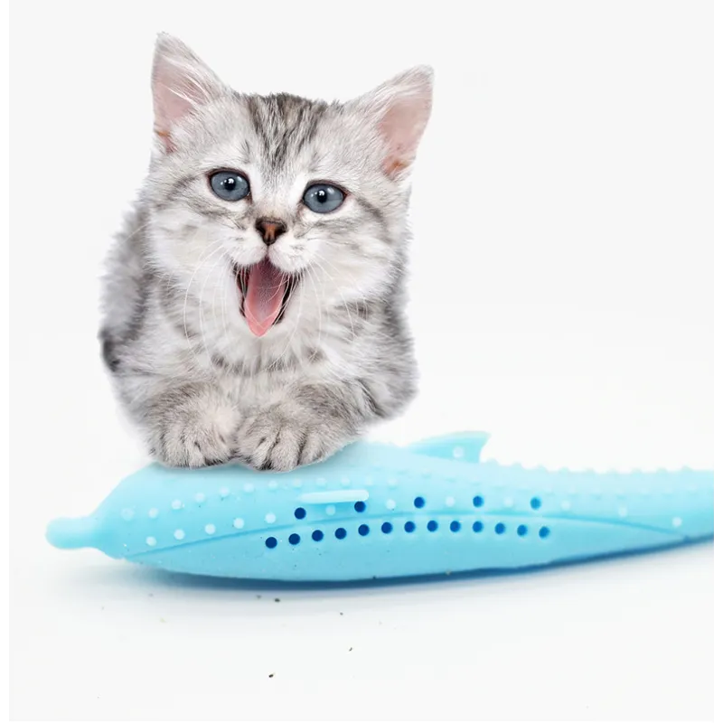 Jouets en Silicone pour Animaux de Compagnie en Forme de Baleine à Mâcher pour Chats et Petits Chiens