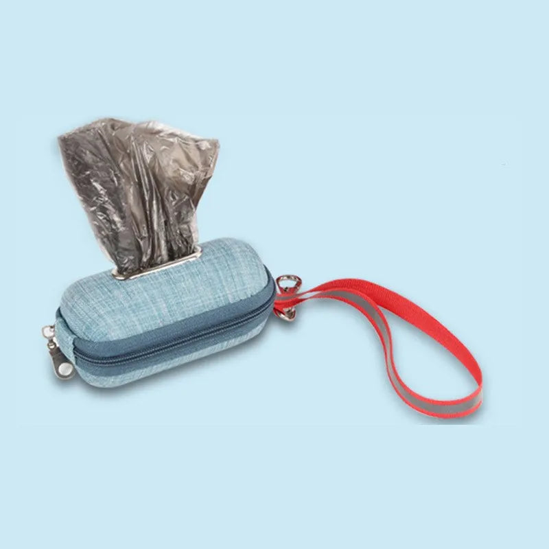 Sac Pratique Pour Sacs À Déjections Canines - Rangement Compact Avec Poignée De Transport