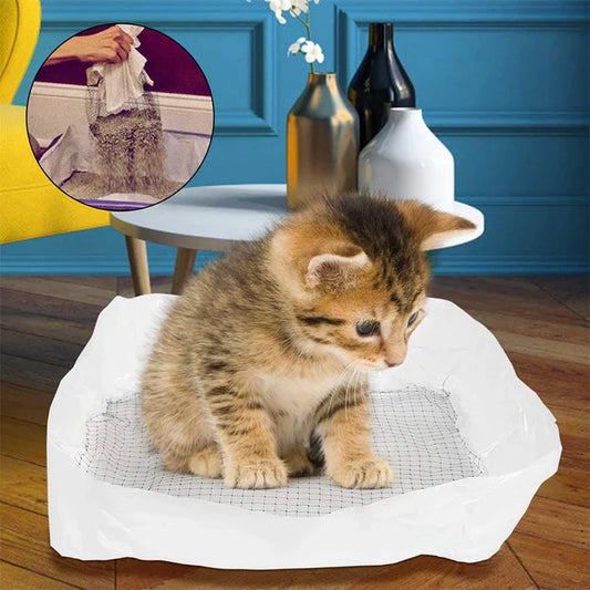 Litière Durable pour Chats - Réutilisable et Hygiénique