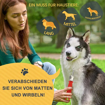 Peigne de Démêlage Professionnel pour Animaux de Compagnie