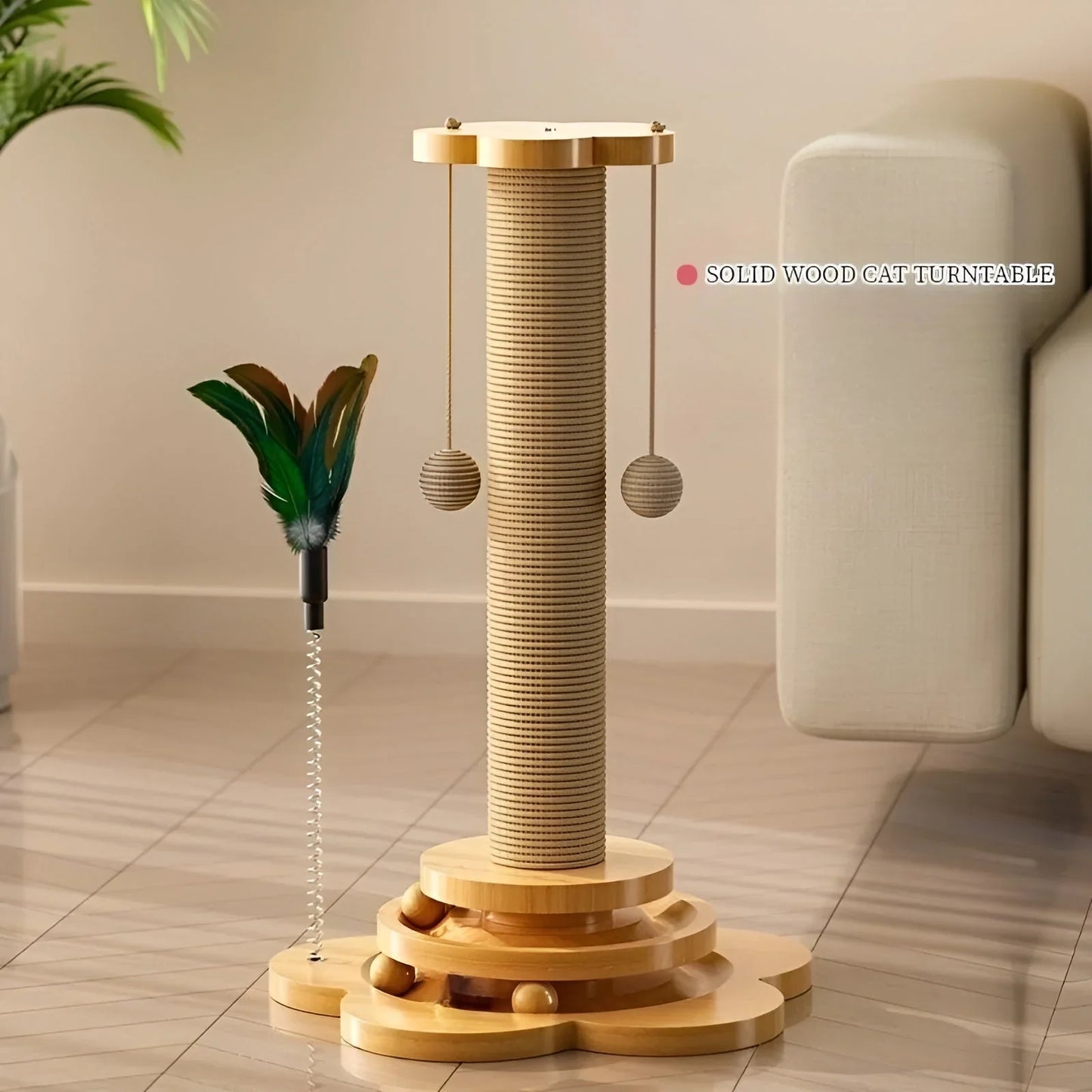 Jouets En Bois Pour Chats 24x40