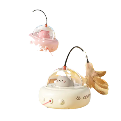 Jouet Laser UFO Pour Chats