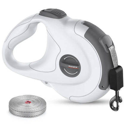 Retour Automatique De La Laisse Du Chien Avec Mécanisme De Rotation - 5 M De Laisse Flexible Pour Chiens