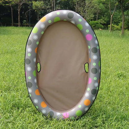 Baignoire pour Chien - Baignoire Gonflable pour Animaux de Compagnie avec Motif Fleuri pour L' Intérieur et L' Extérieur