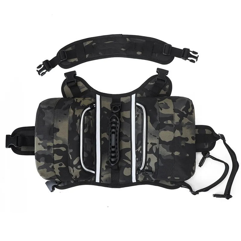 Gilet de Natation pour Chiens avec Bandes Réfléchissantes - Gilet de Sécurité Étanche pour Chiens