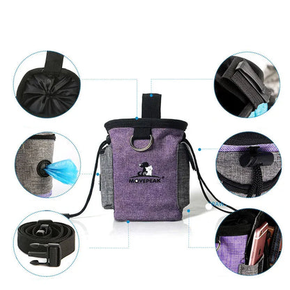 Sac Pour Chien Avec Écuelle Pliable - Sac Portable Pour Les Snacks Et Les Accessoires