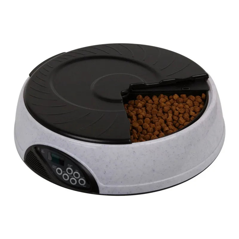 Distributeur Automatique de Nourriture pour Chiens et Chats avec Minuterie et Contrôle des Portions