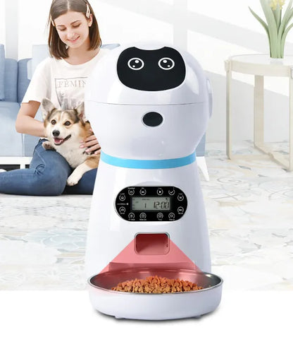 Distributeur Automatique de Nourriture pour Chiens avec Affichage Numérique