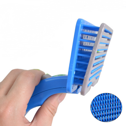 Brosse à Poils en Plastique pour Chiens et Chats Démêle le Pelage en Douceur