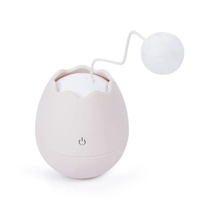 Jouets Interactifs pour Chats en Forme D' Œuf - Jouet avec Balle Mobile pour Chats