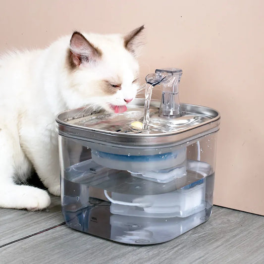Fontaine Automatique pour Chats et Chiens - Distributeur D' Eau Silencieux avec Filtre