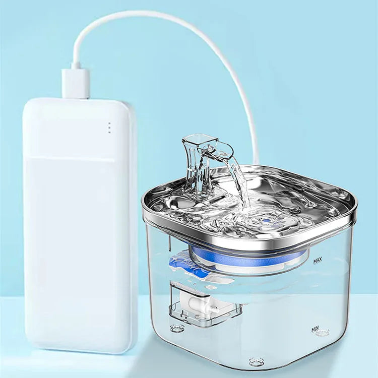 Fontaine Automatique pour Chats et Chiens - Distributeur D' Eau Silencieux avec Filtre
