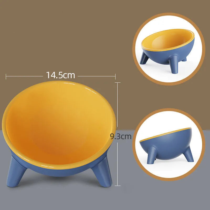Bol de Nourriture Surélevé pour Chats et Chiens - Design Ergonomique