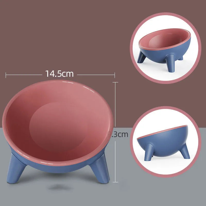 Bol de Nourriture Surélevé pour Chats et Chiens - Design Ergonomique