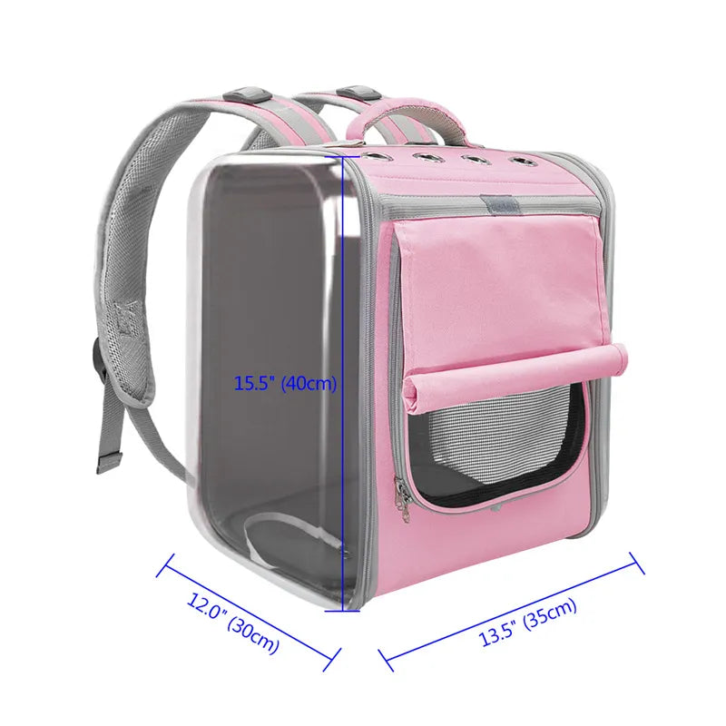 Sac de Transport pour Chats avec Fenêtre - Sac Robuste et Portable pour Animaux Domestiques , pour les Voyages