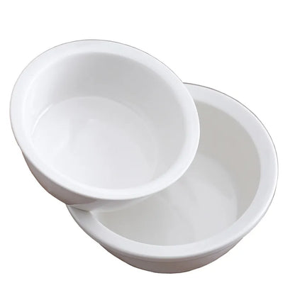 Céramique Gamelle pour Chiens et Chats - Gamelle Blanche Classique pour Animaux de Compagnie