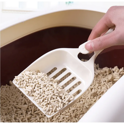 Pelle à Litière pour Chat avec Design Tête de Chat - Pelle Pratique pour la Litière du Chat