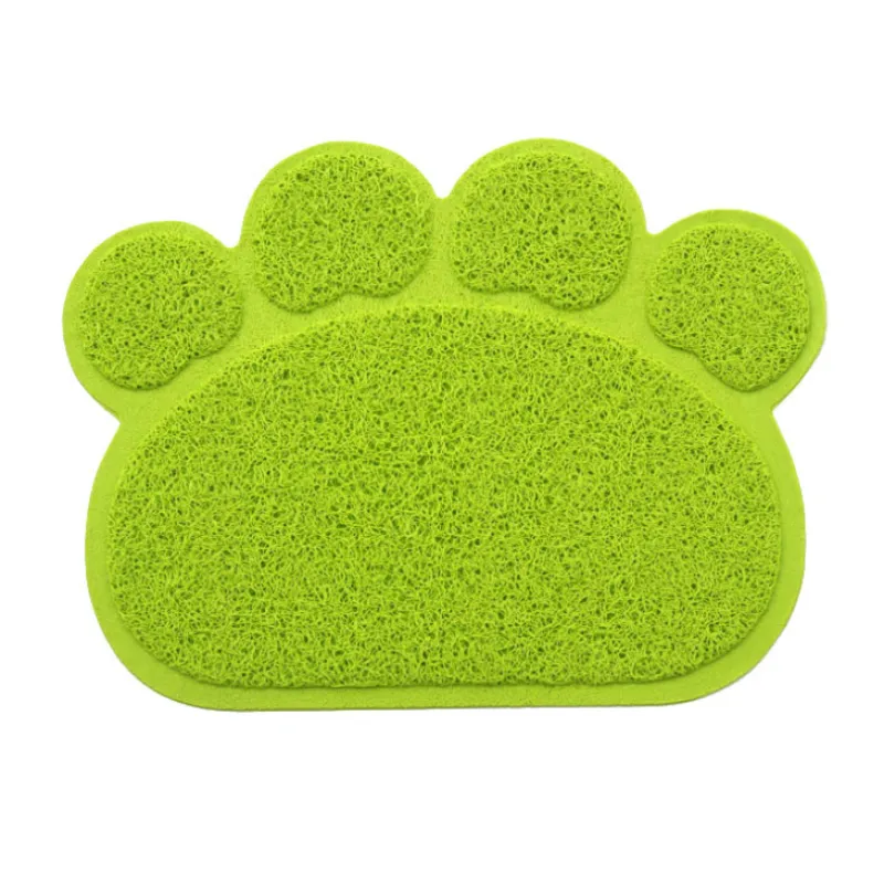 Natte De Litière Pour Chat En Forme De Patte Pour Des Sols Propres Et Moins De Pertes