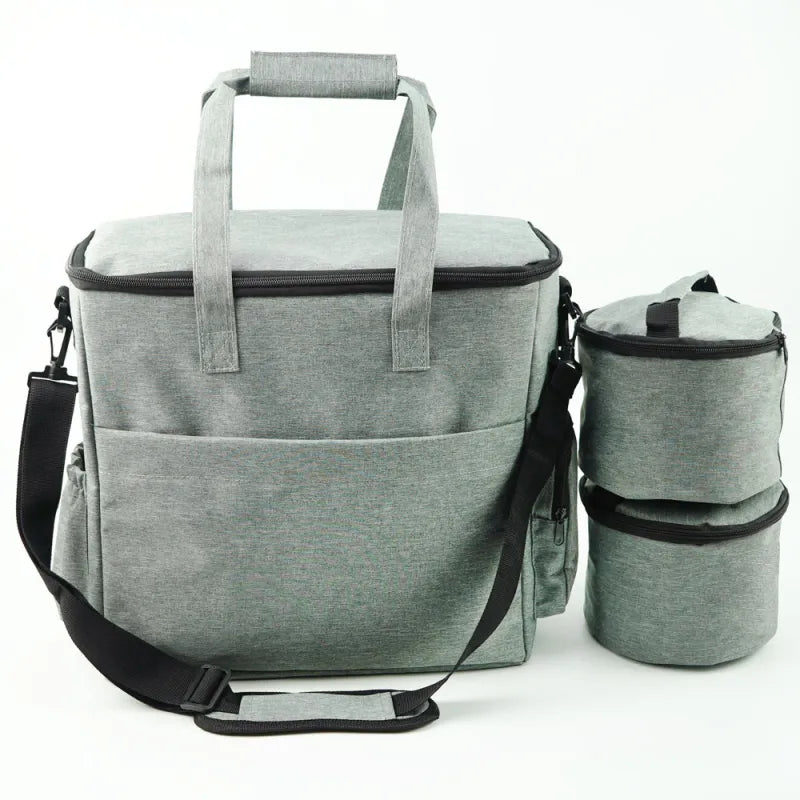 Sac De Voyage Multifonctionnel Pour Chiens - Rangement Pratique Pour La Nourriture , Les Jouets Et Les Accessoires