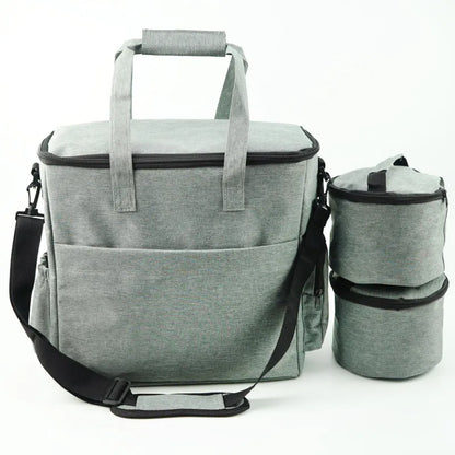 Sac De Voyage Multifonctionnel Pour Chiens - Rangement Pratique Pour La Nourriture , Les Jouets Et Les Accessoires