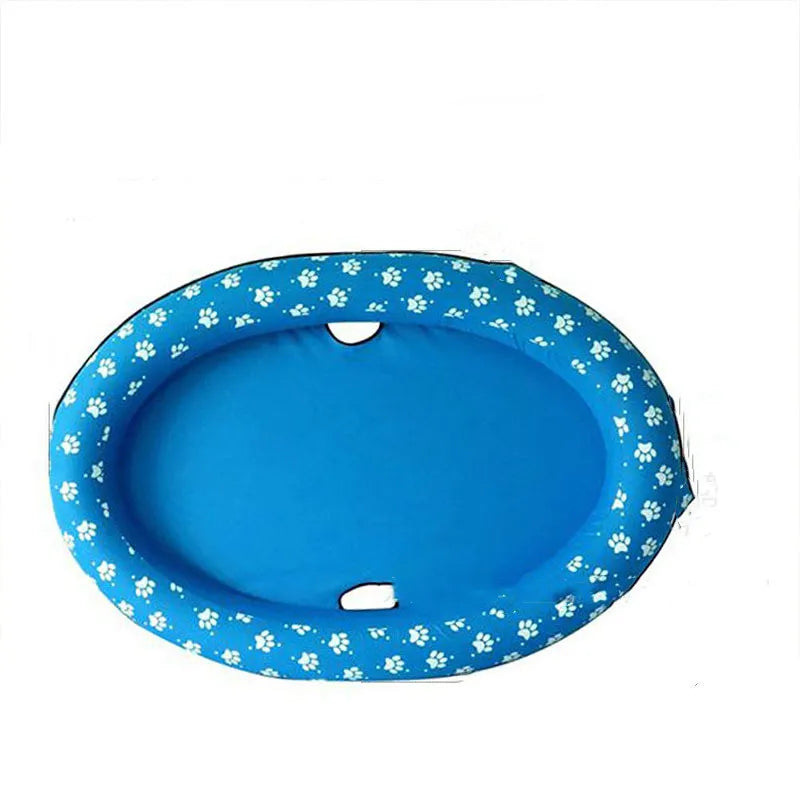 Baignoire pour Chien - Baignoire Gonflable pour Animaux de Compagnie avec Motif Fleuri pour L' Intérieur et L' Extérieur