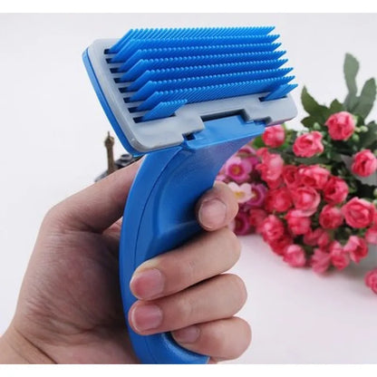 Brosse à Poils en Plastique pour Chiens et Chats Démêle le Pelage en Douceur