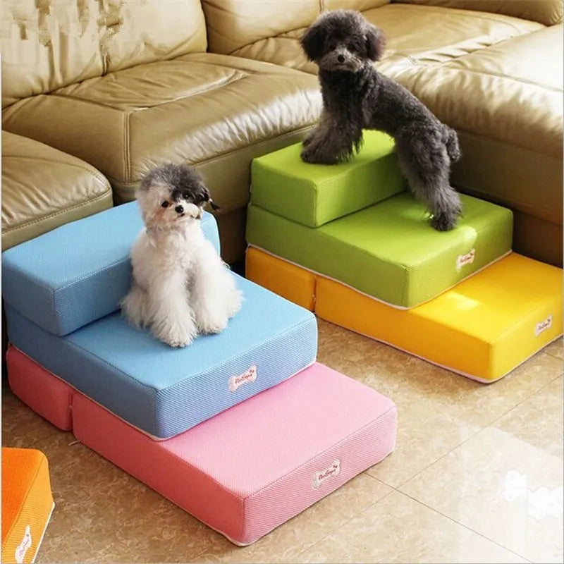 Escalier Confortable pour Chiens - Escalier Antidérapant pour Animaux de Compagnie pour Canapé Lit