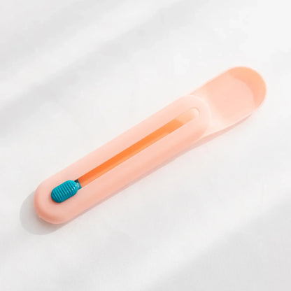 Distributeur D' Aliments pour Chats avec Poussoir - Portionneur D' Aliments Pratique et Extracteur de Tubes pour Chats et Chiens