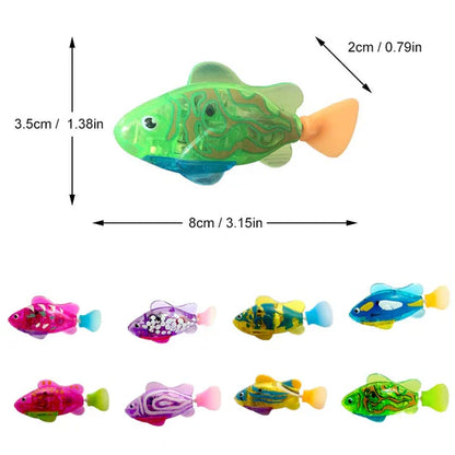 Jouets Aquatiques Interactifs - Poissons Flottants pour Animaux de Compagnie