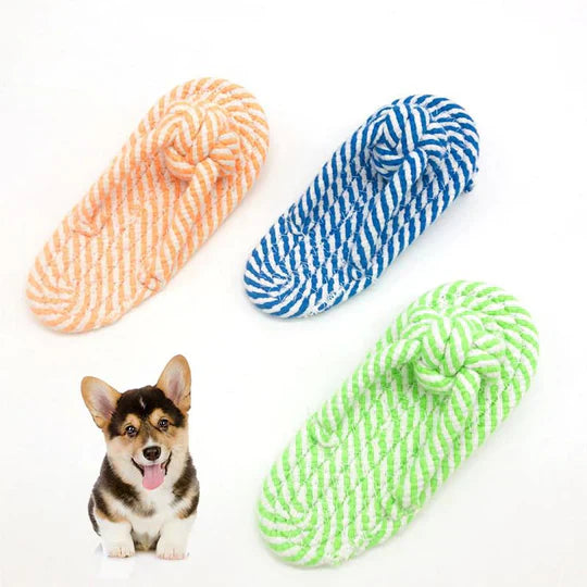 Jouets à Mâcher Robustes en Corde de Coton pour Chiens