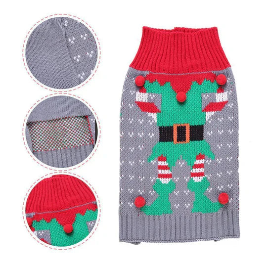 Pull de Noël pour Chiens avec Flocons de Neige