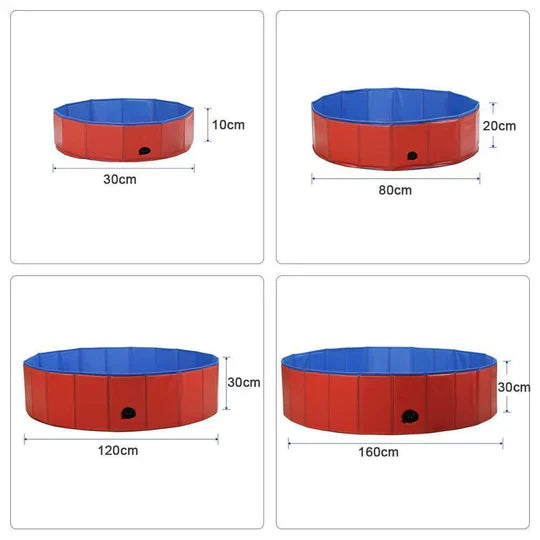 Piscine pour Chiens Pliable pour le Jardin et L' Extérieur