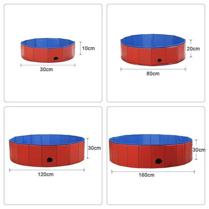 Piscine pour Chiens Pliable pour le Jardin et L' Extérieur