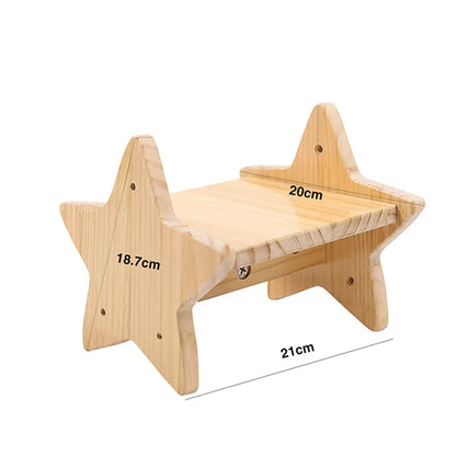 Planche à Gratter Murale pour Chats en Bois dans un Design de Tête de Chat - Lieu de Repos Confortable et Jouet
