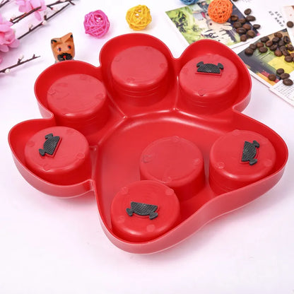 Jouets pour Chiens Station D' Alimentation avec Design de Pattes - Jouet Interactif pour Chiens pour Stimulation Mentale