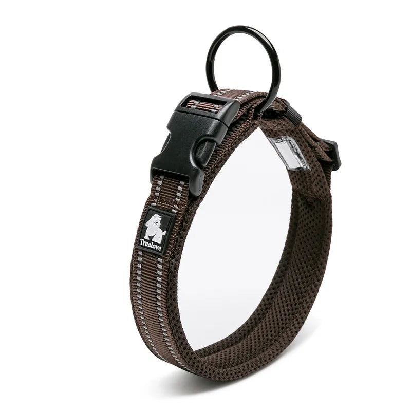 Collier De Chien Réfléchissant Truelove - Respirant Et Réglable Pour Un Confort Maximal