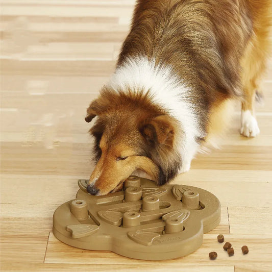 Jouet Interactif pour Chiens - Jeu D' Intelligence avec Compartiments Coulissants pour Friandises & Stimulation Mentale