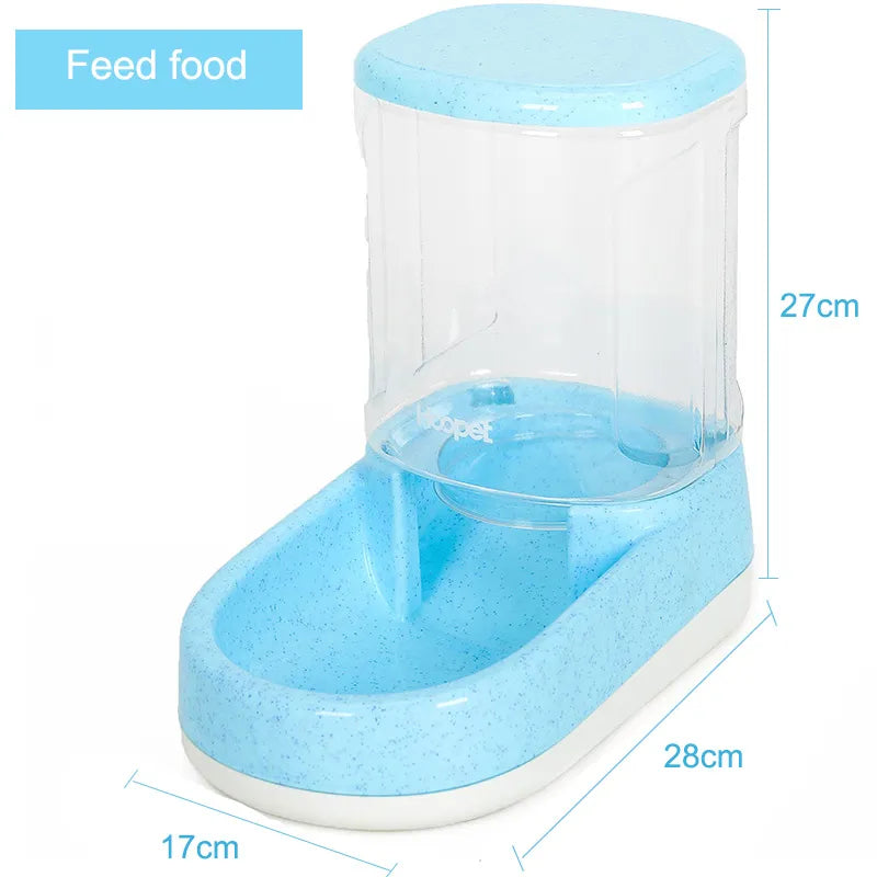 Distributeur Automatique de Nourriture et D' Eau pour Chiens et Chats avec Grand Réservoir