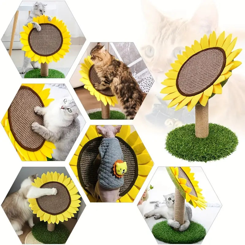 Arbre À Griffer Tournesol En Sisal Pour Chats