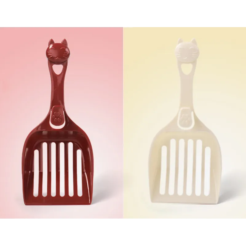 Pelle à Litière pour Chat avec Design Tête de Chat - Pelle Pratique pour la Litière du Chat