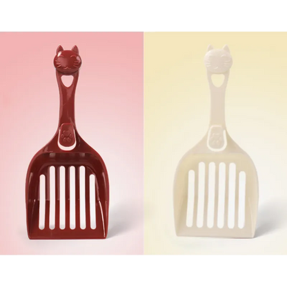 Pelle à Litière pour Chat avec Design Tête de Chat - Pelle Pratique pour la Litière du Chat