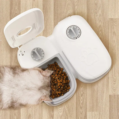 Distributeur Automatique de Nourriture avec Minuterie pour Chats et Chiens