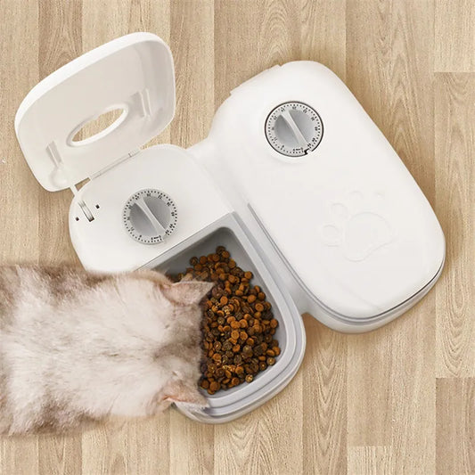 Distributeur Automatique de Nourriture avec Minuterie pour Chats et Chiens