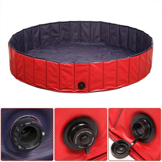 Piscine pour Chiens Pliable pour le Jardin et L' Extérieur