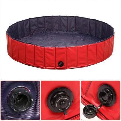 Piscine pour Chiens Pliable pour le Jardin et L' Extérieur