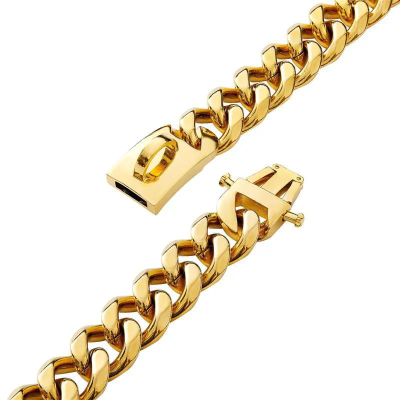Collier Pour Chien Chaîne Dorée